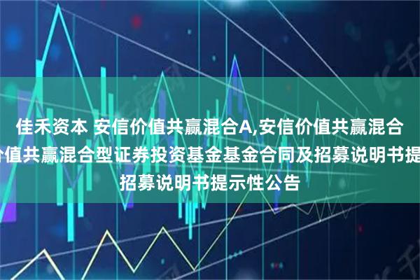 佳禾资本 安信价值共赢混合A,安信价值共赢混合C: 安信价值共赢混合型证券投资基金基金合同及招募说明书提示性公告